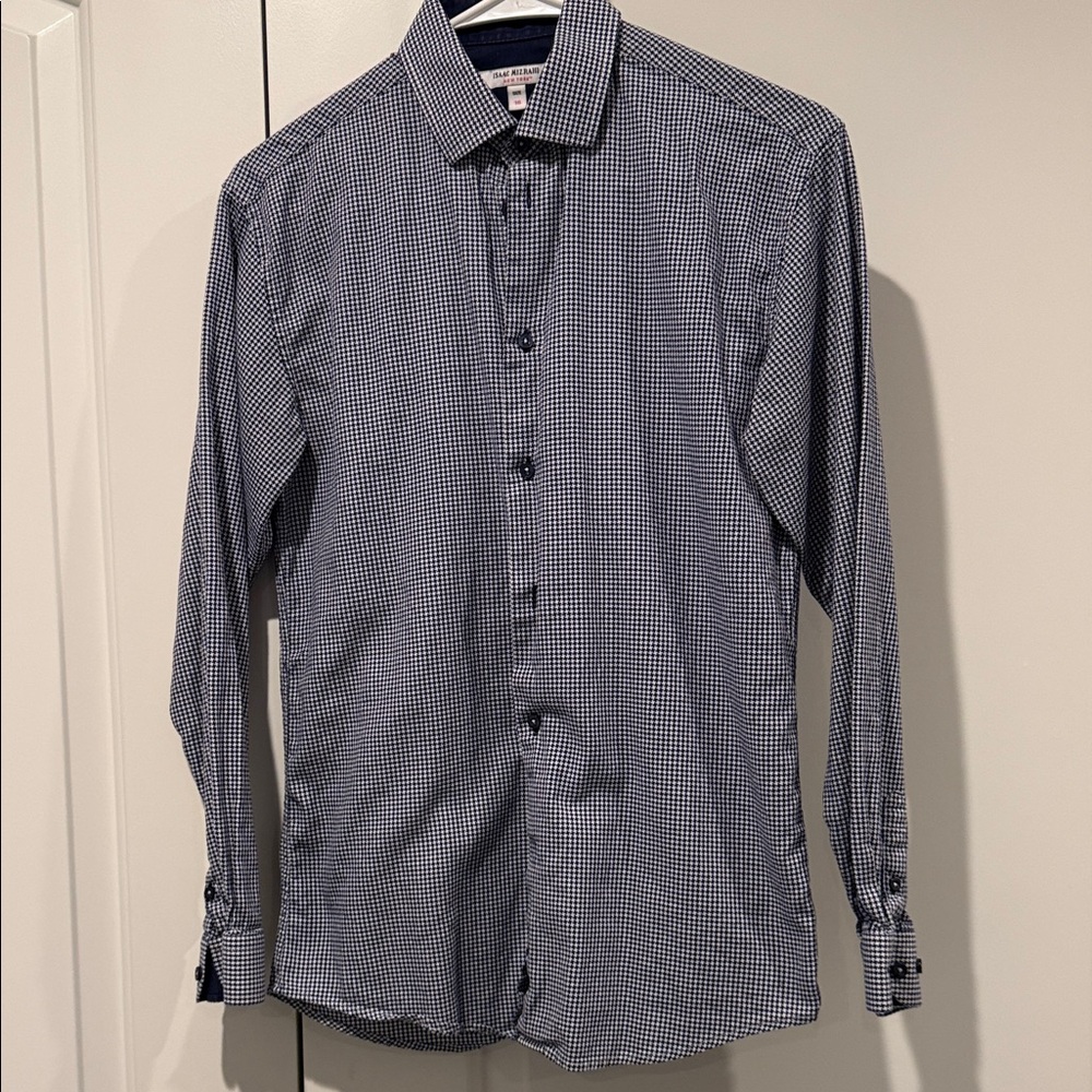 Isaac Mizrahi Boy’s Blue Checkered Shirt